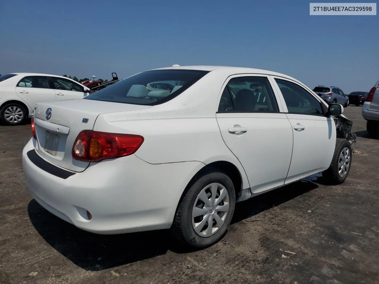 2010 Toyota Corolla Base VIN: 2T1BU4EE7AC329598 Lot: 63293534