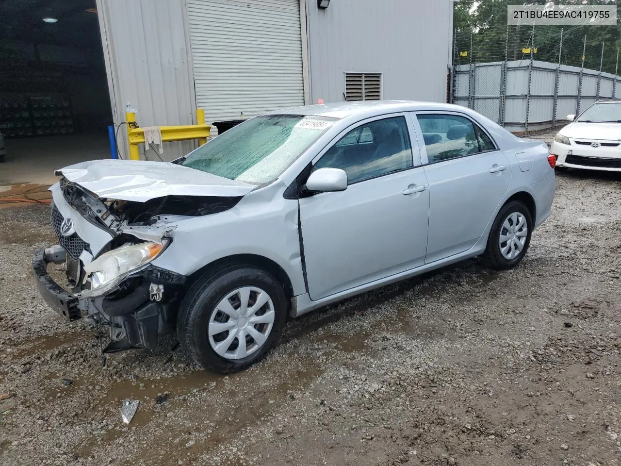 2010 Toyota Corolla Base VIN: 2T1BU4EE9AC419755 Lot: 63419884