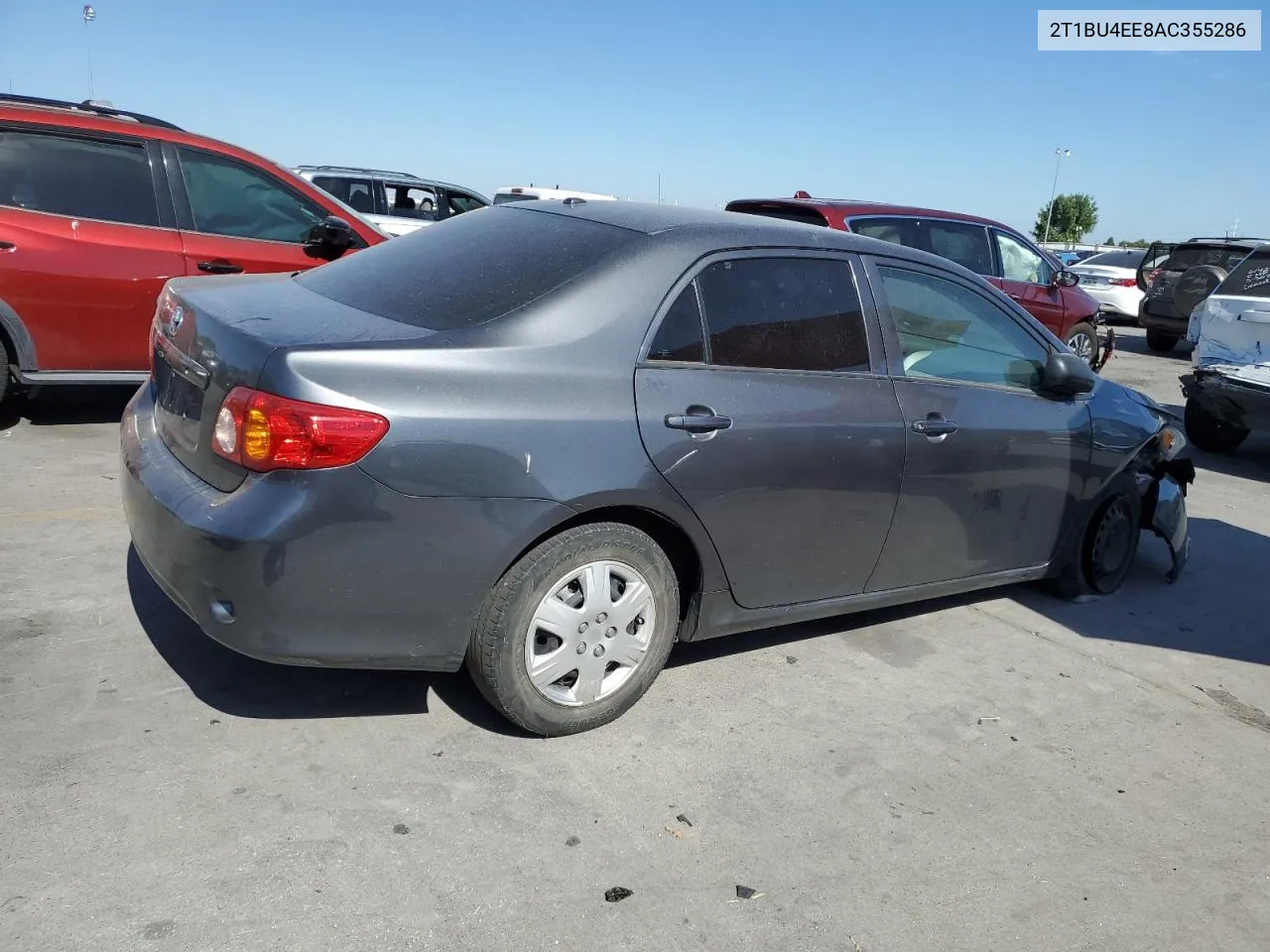 2010 Toyota Corolla Base VIN: 2T1BU4EE8AC355286 Lot: 63462914