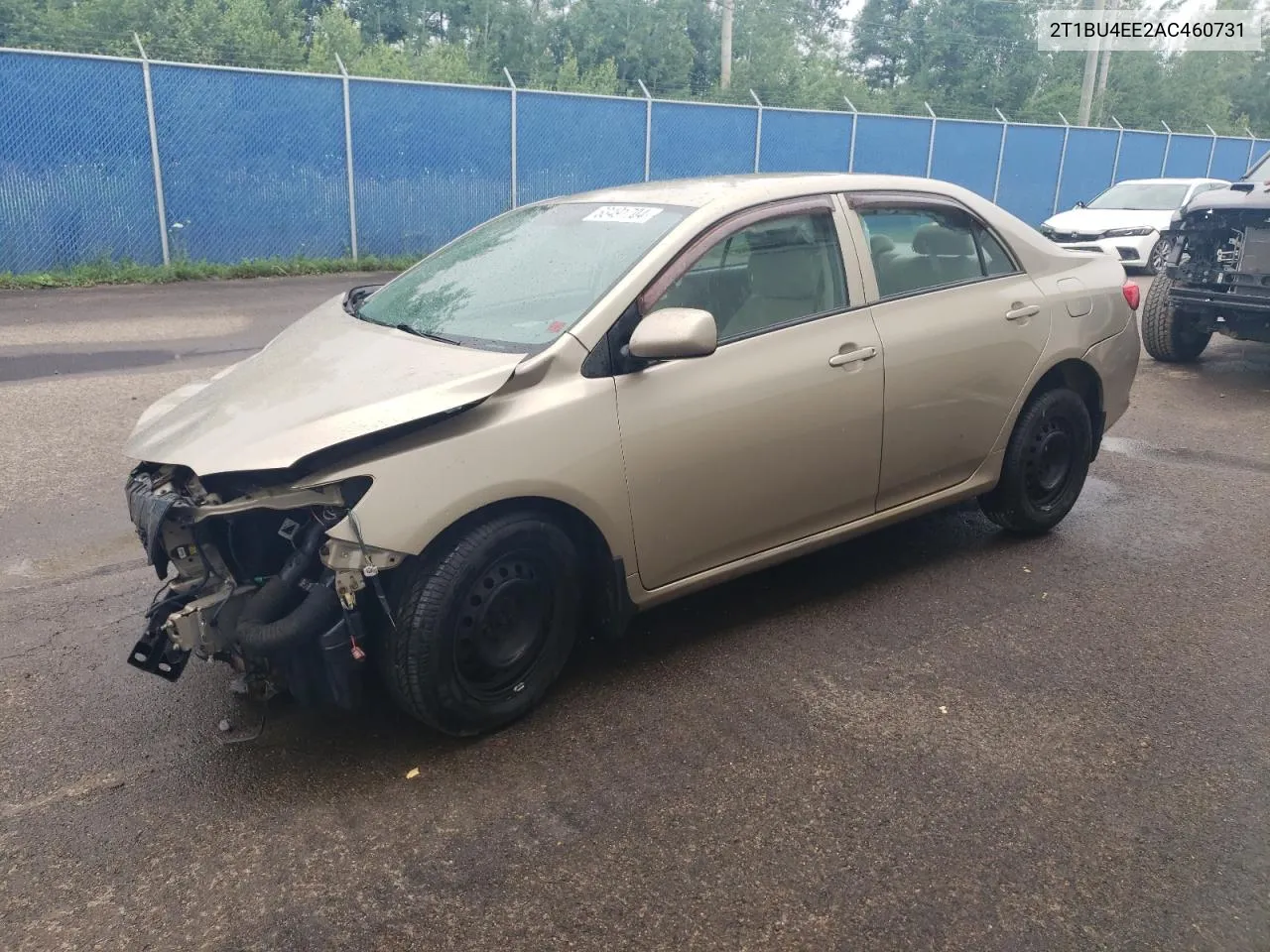 2010 Toyota Corolla Base VIN: 2T1BU4EE2AC460731 Lot: 63491704