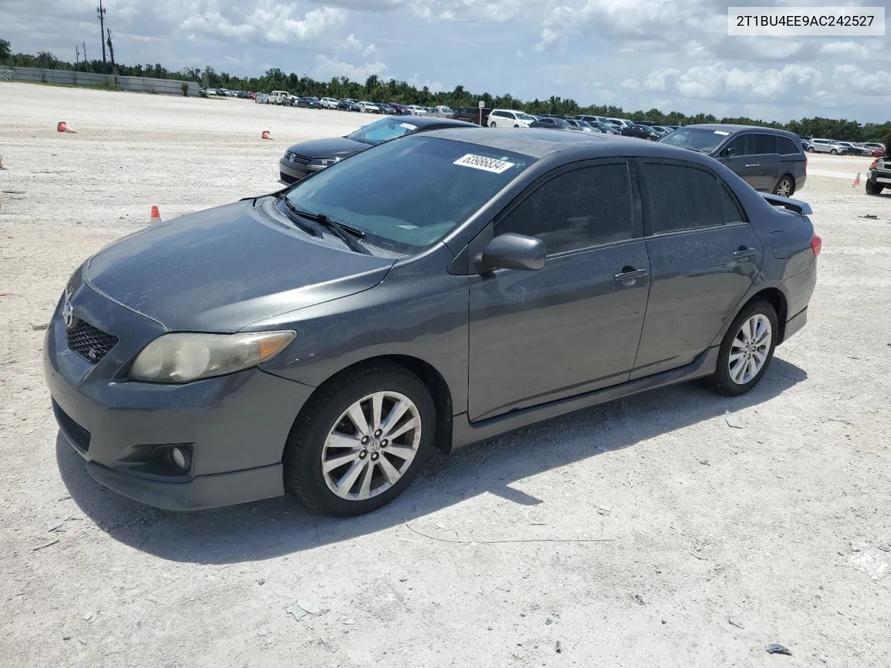 2010 Toyota Corolla Base VIN: 2T1BU4EE9AC242527 Lot: 63986834