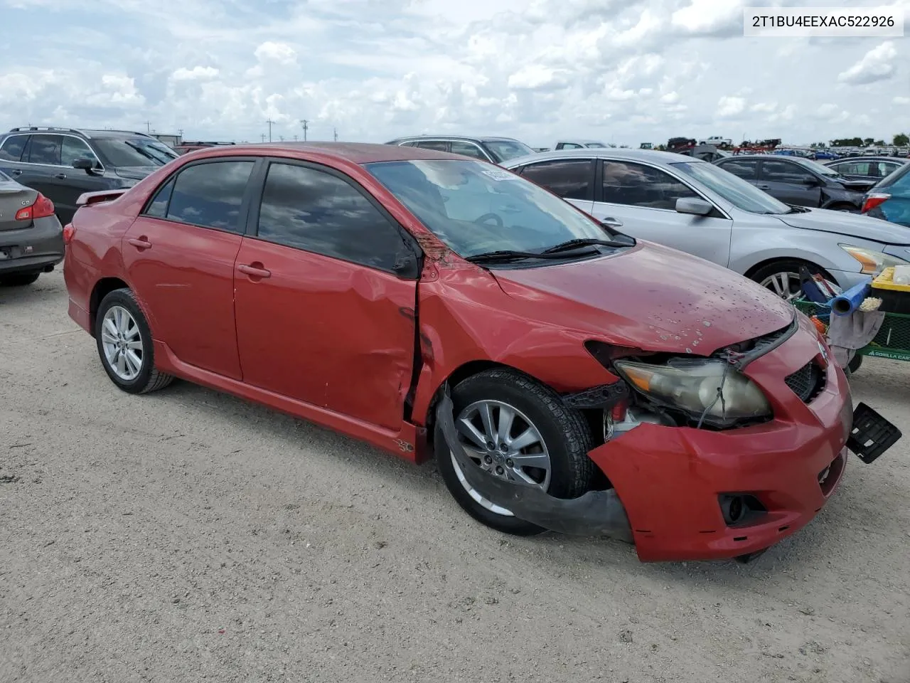 2010 Toyota Corolla Base VIN: 2T1BU4EEXAC522926 Lot: 64302374