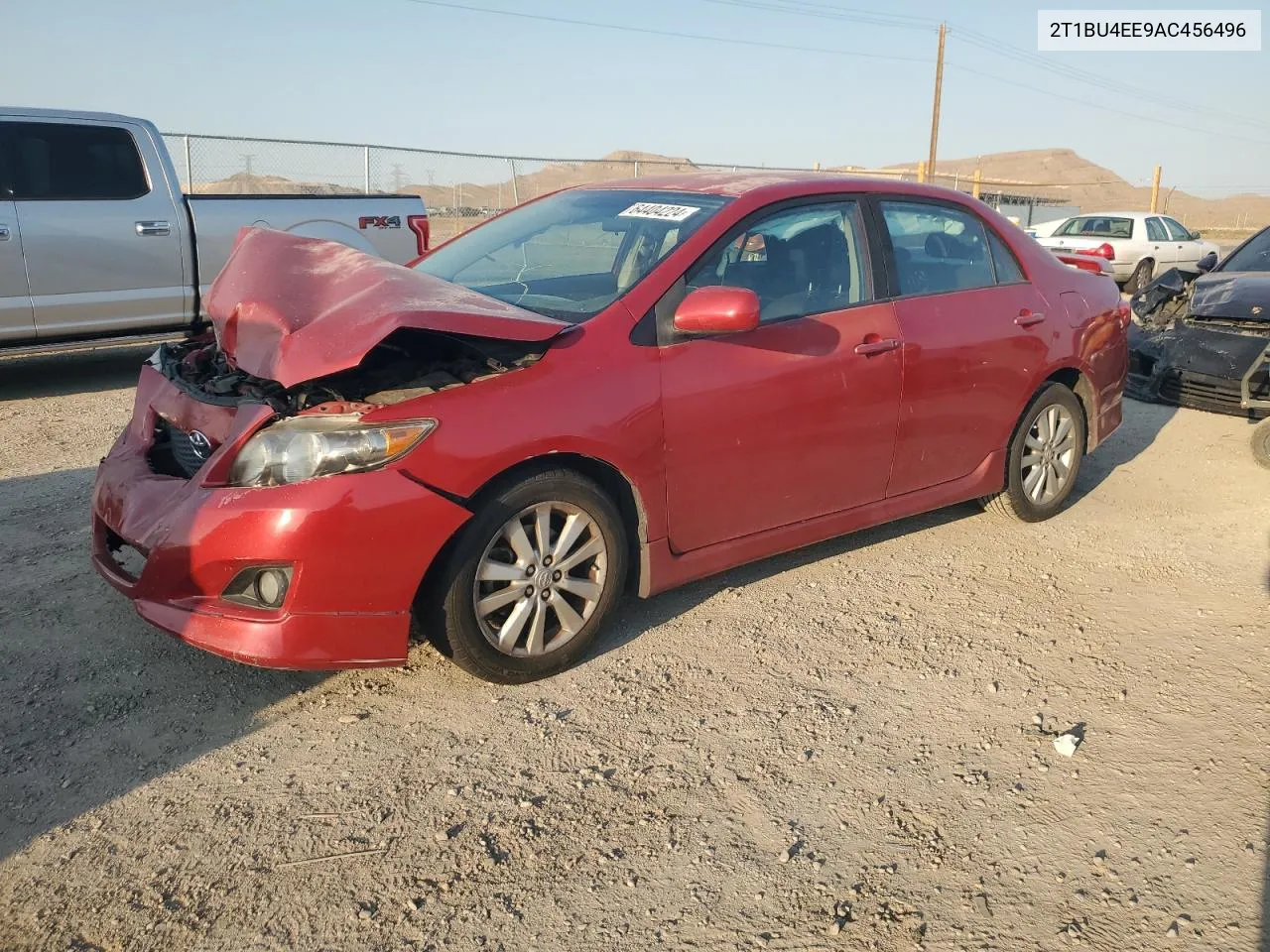 2010 Toyota Corolla Base VIN: 2T1BU4EE9AC456496 Lot: 64404224