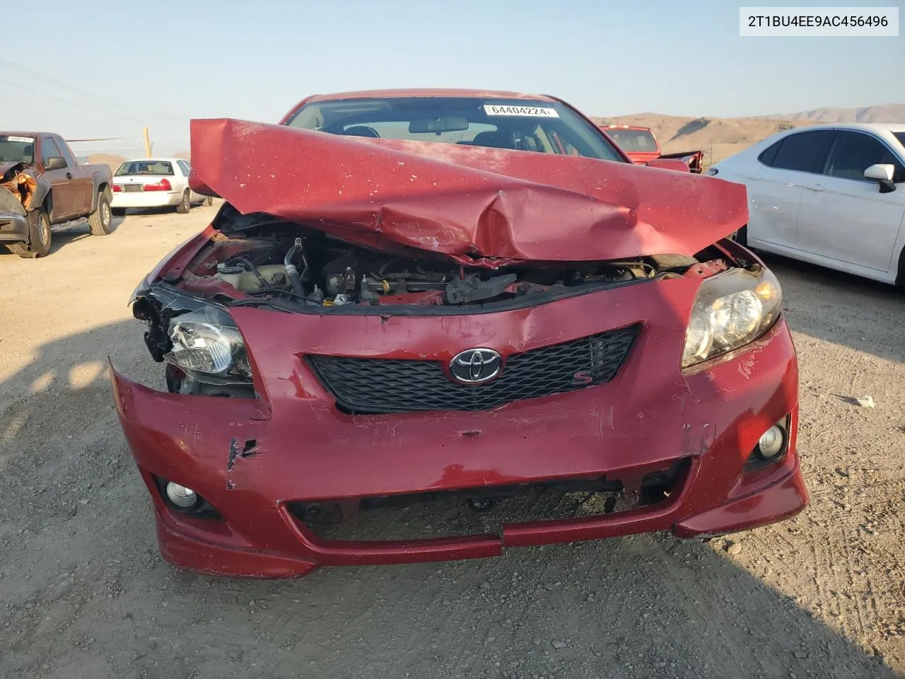 2010 Toyota Corolla Base VIN: 2T1BU4EE9AC456496 Lot: 64404224