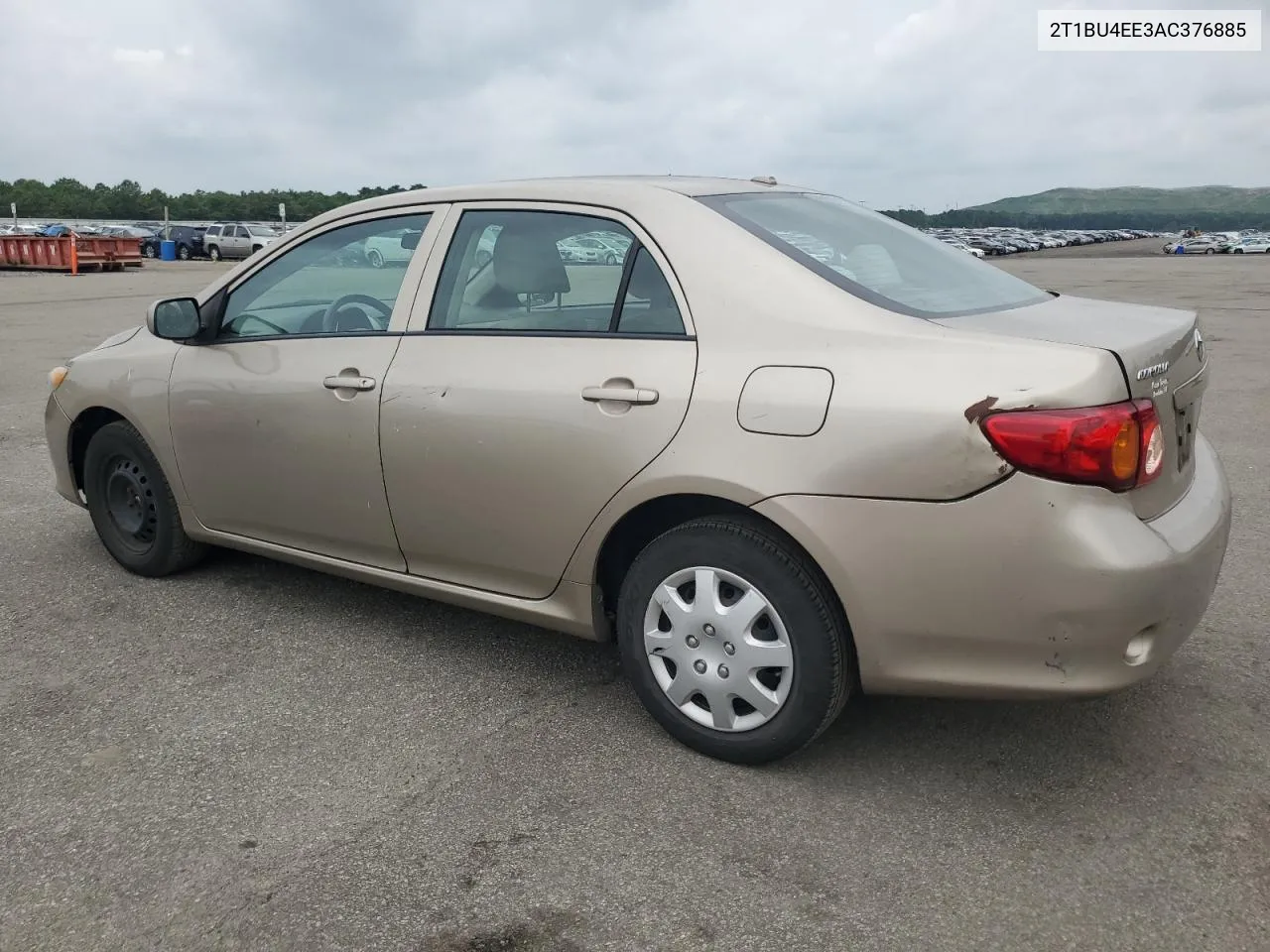 2010 Toyota Corolla Base VIN: 2T1BU4EE3AC376885 Lot: 64652494