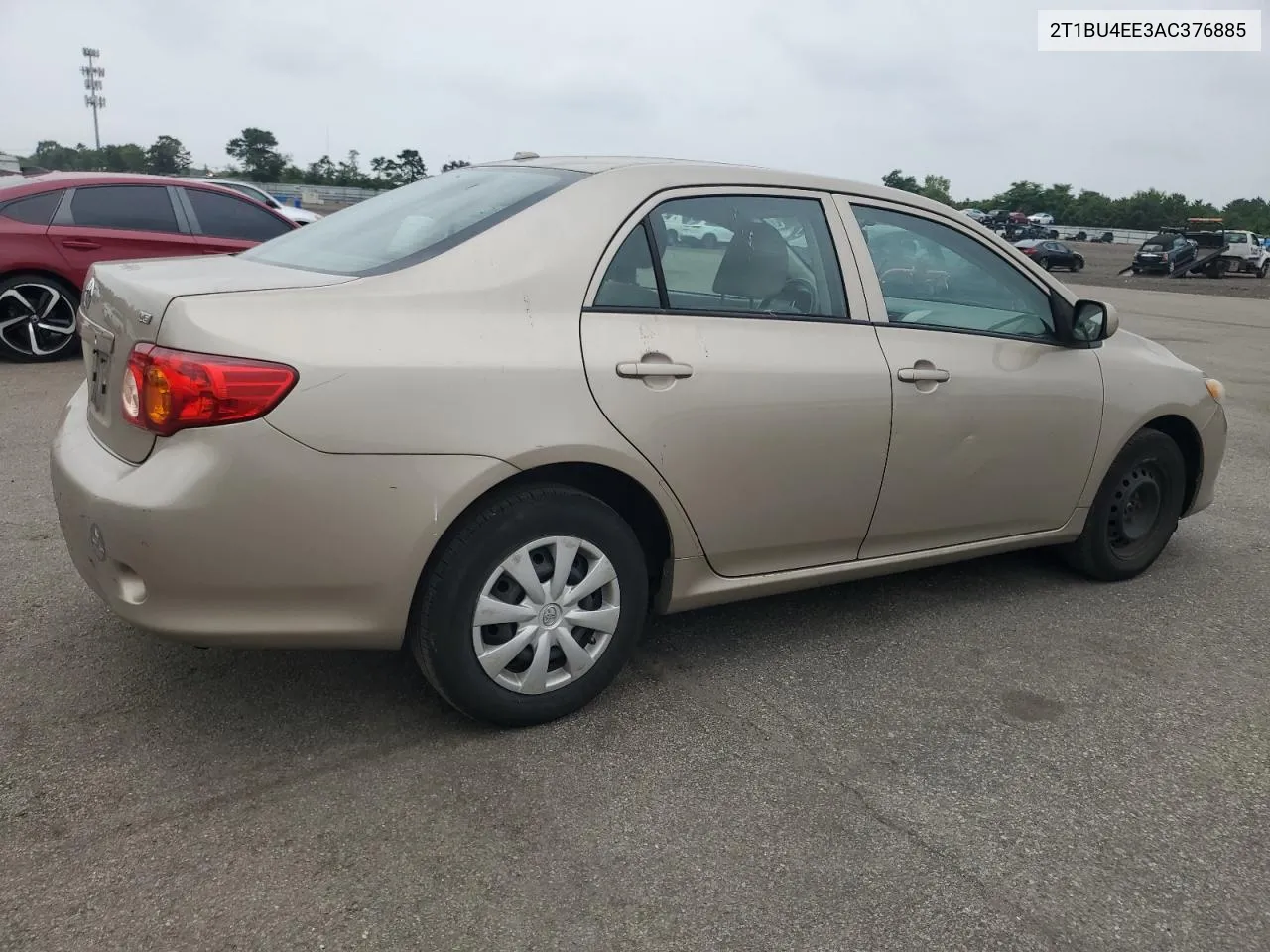 2010 Toyota Corolla Base VIN: 2T1BU4EE3AC376885 Lot: 64652494