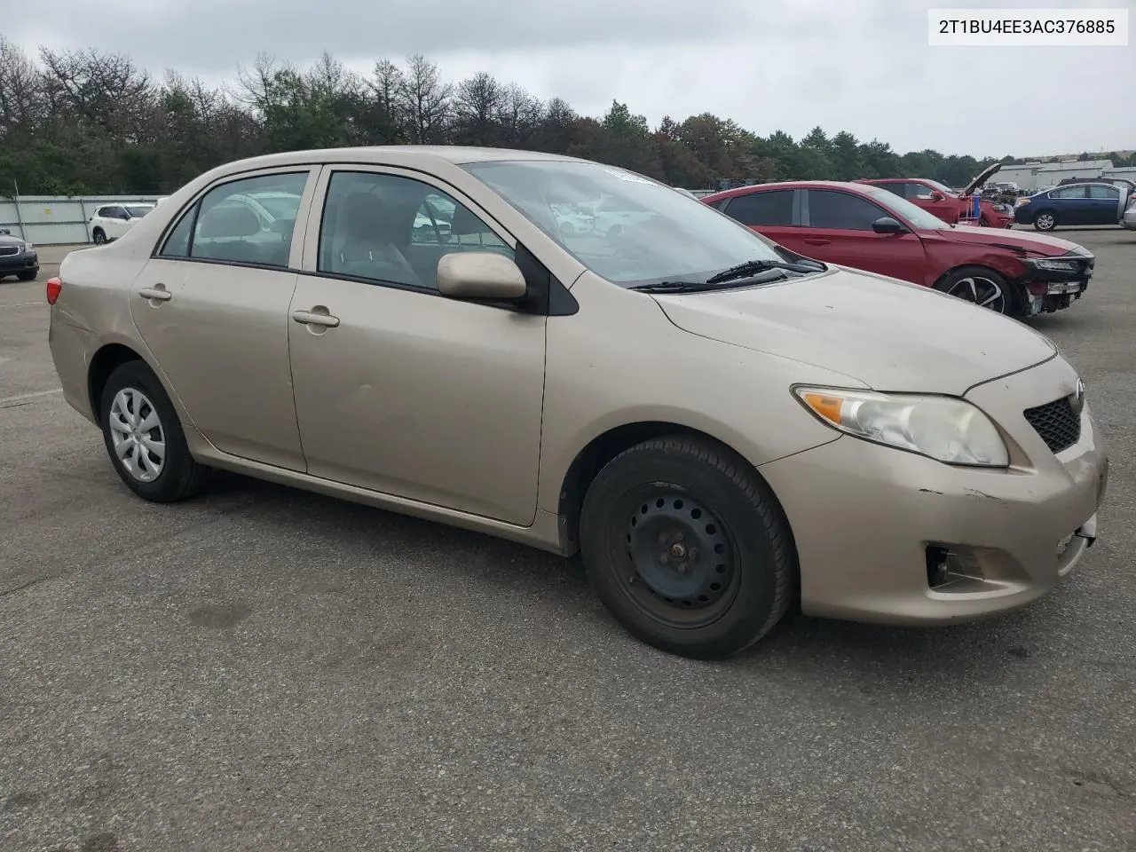 2010 Toyota Corolla Base VIN: 2T1BU4EE3AC376885 Lot: 64652494