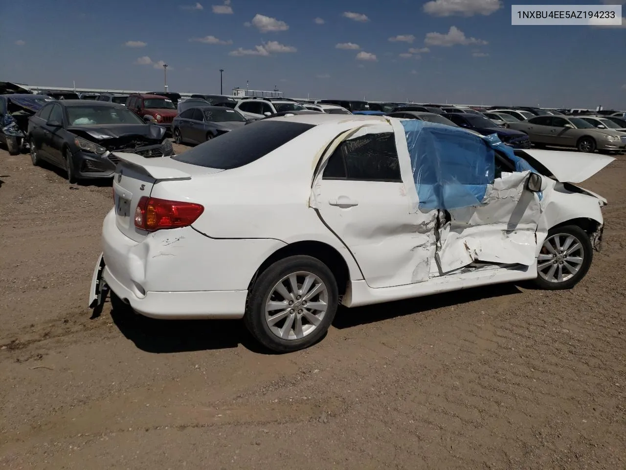 2010 Toyota Corolla Base VIN: 1NXBU4EE5AZ194233 Lot: 64789084