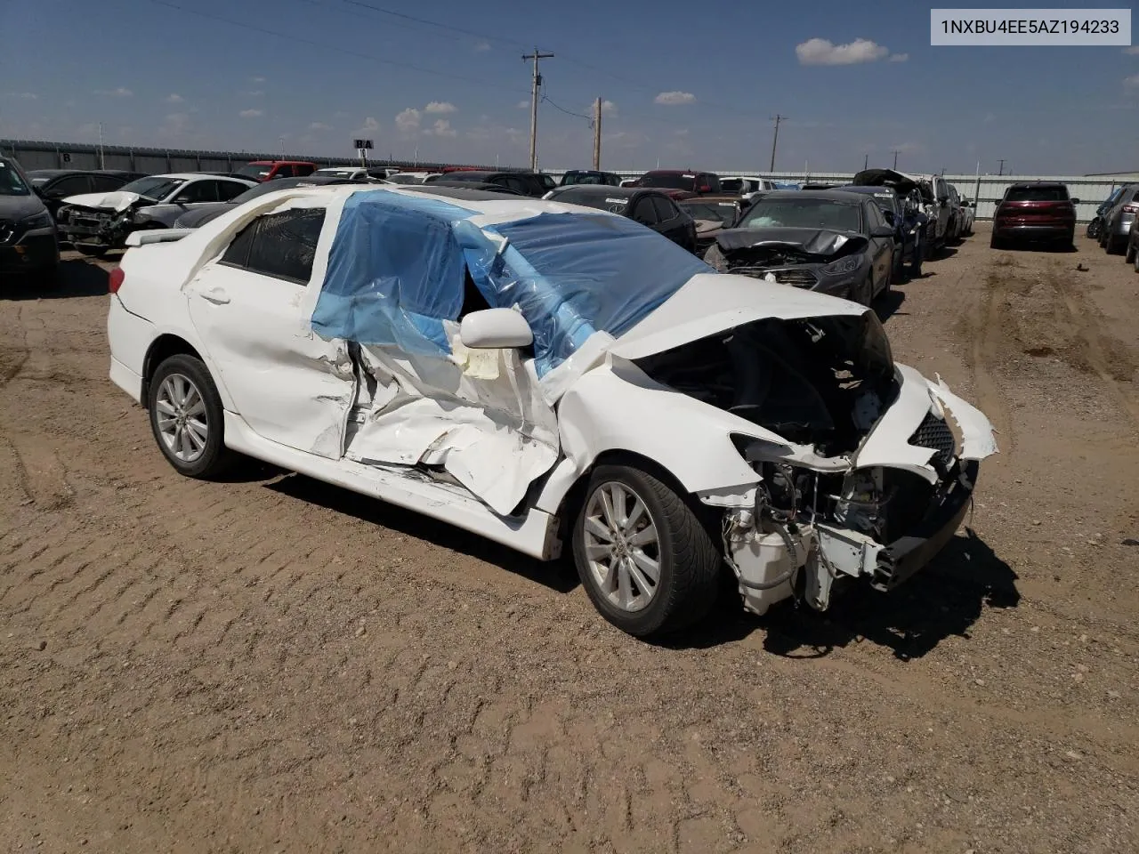 2010 Toyota Corolla Base VIN: 1NXBU4EE5AZ194233 Lot: 64789084