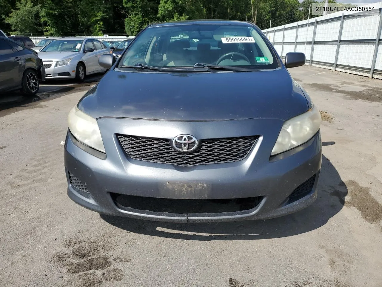 2010 Toyota Corolla Base VIN: 2T1BU4EE4AC350554 Lot: 65085694