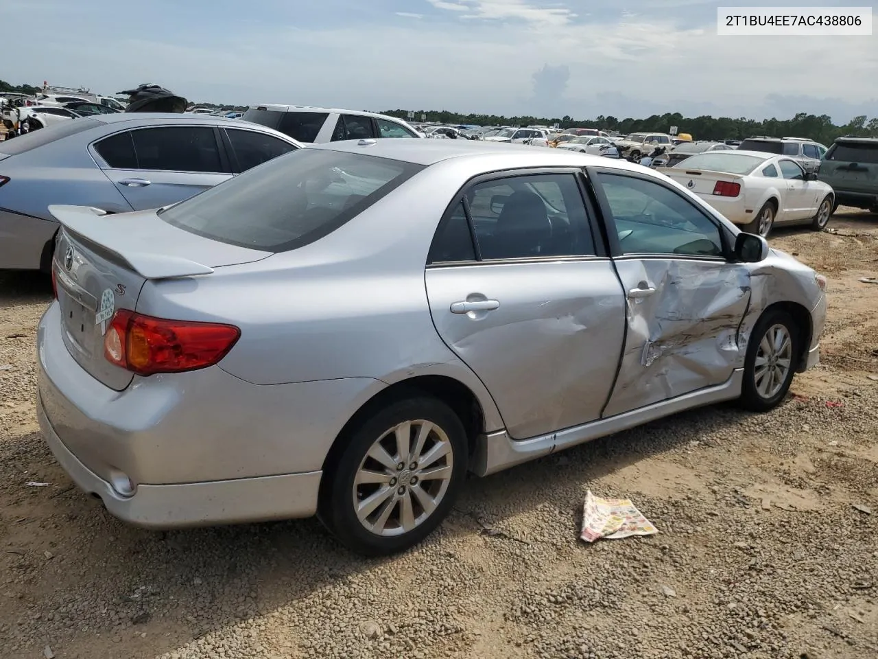 2010 Toyota Corolla Base VIN: 2T1BU4EE7AC438806 Lot: 65195354