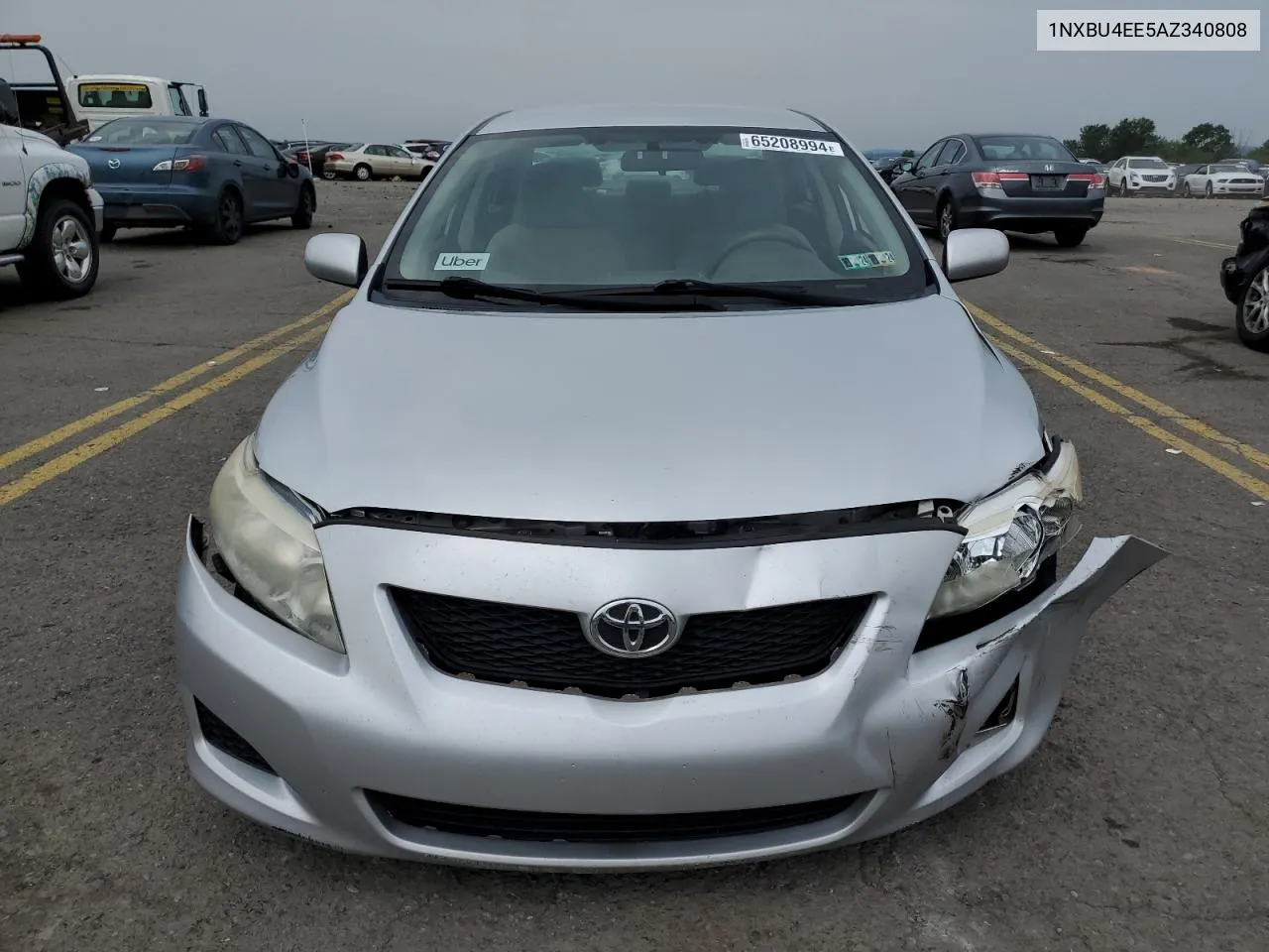 2010 Toyota Corolla Base VIN: 1NXBU4EE5AZ340808 Lot: 65208994