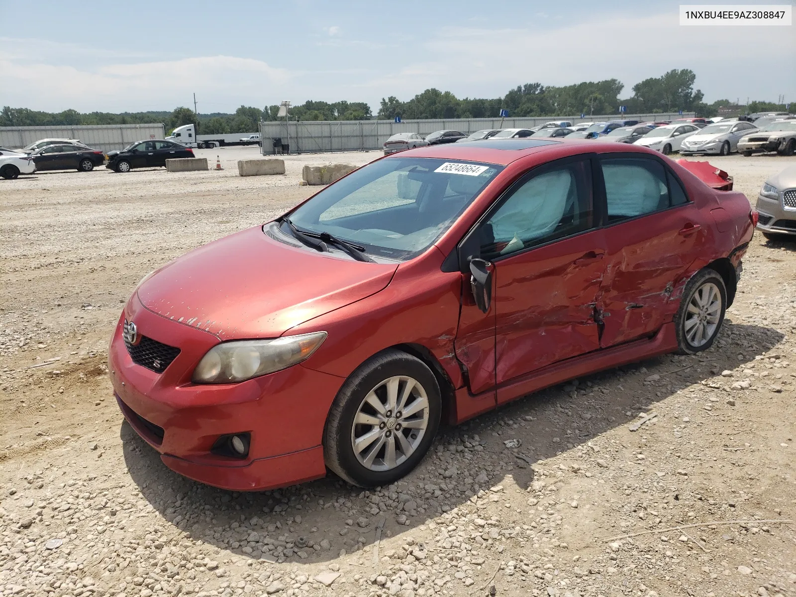 2010 Toyota Corolla Base VIN: 1NXBU4EE9AZ308847 Lot: 65248664