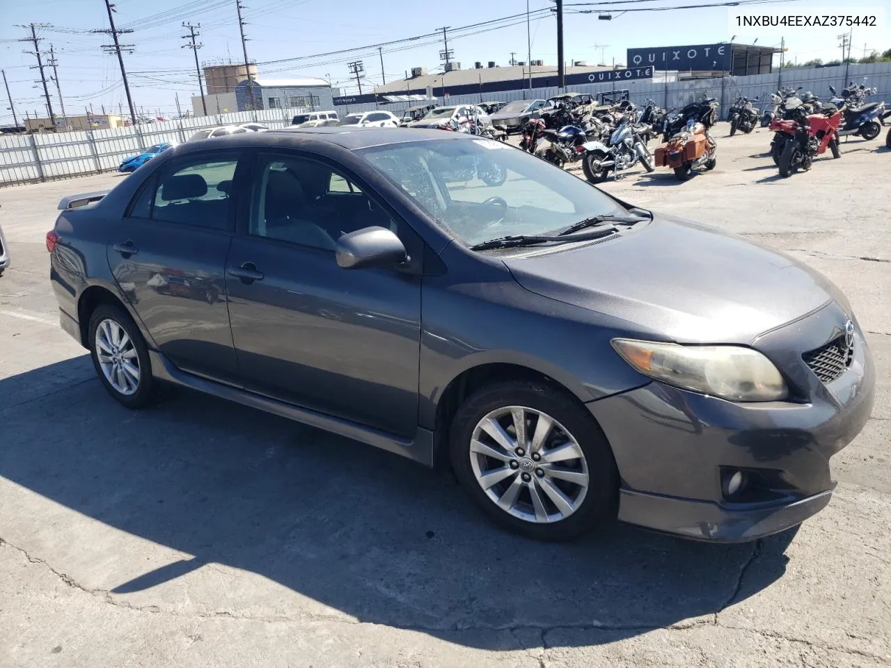 2010 Toyota Corolla Base VIN: 1NXBU4EEXAZ375442 Lot: 65362314