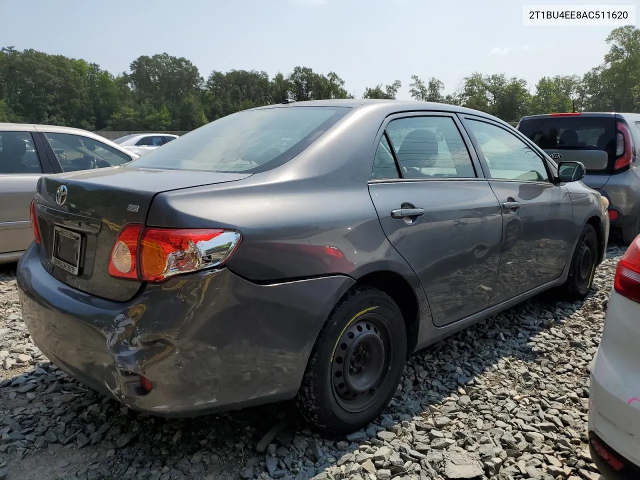 2010 Toyota Corolla Base VIN: 2T1BU4EE8AC511620 Lot: 65424234