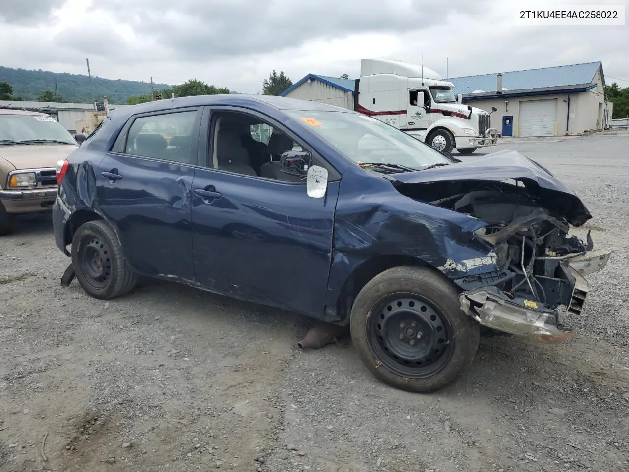 2010 Toyota Corolla Matrix VIN: 2T1KU4EE4AC258022 Lot: 65449354