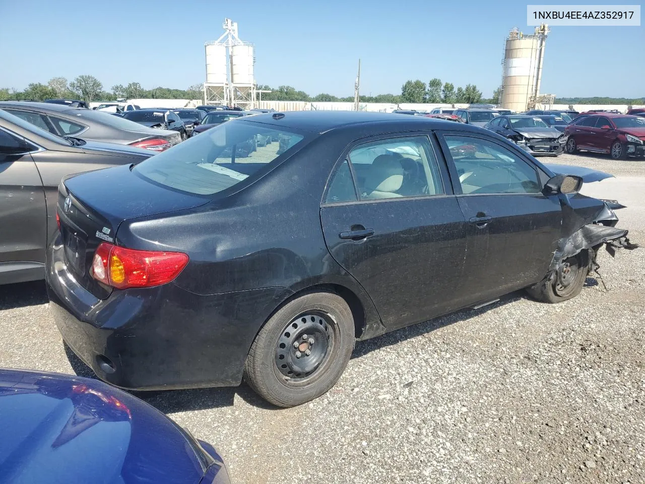 2010 Toyota Corolla Base VIN: 1NXBU4EE4AZ352917 Lot: 65495404