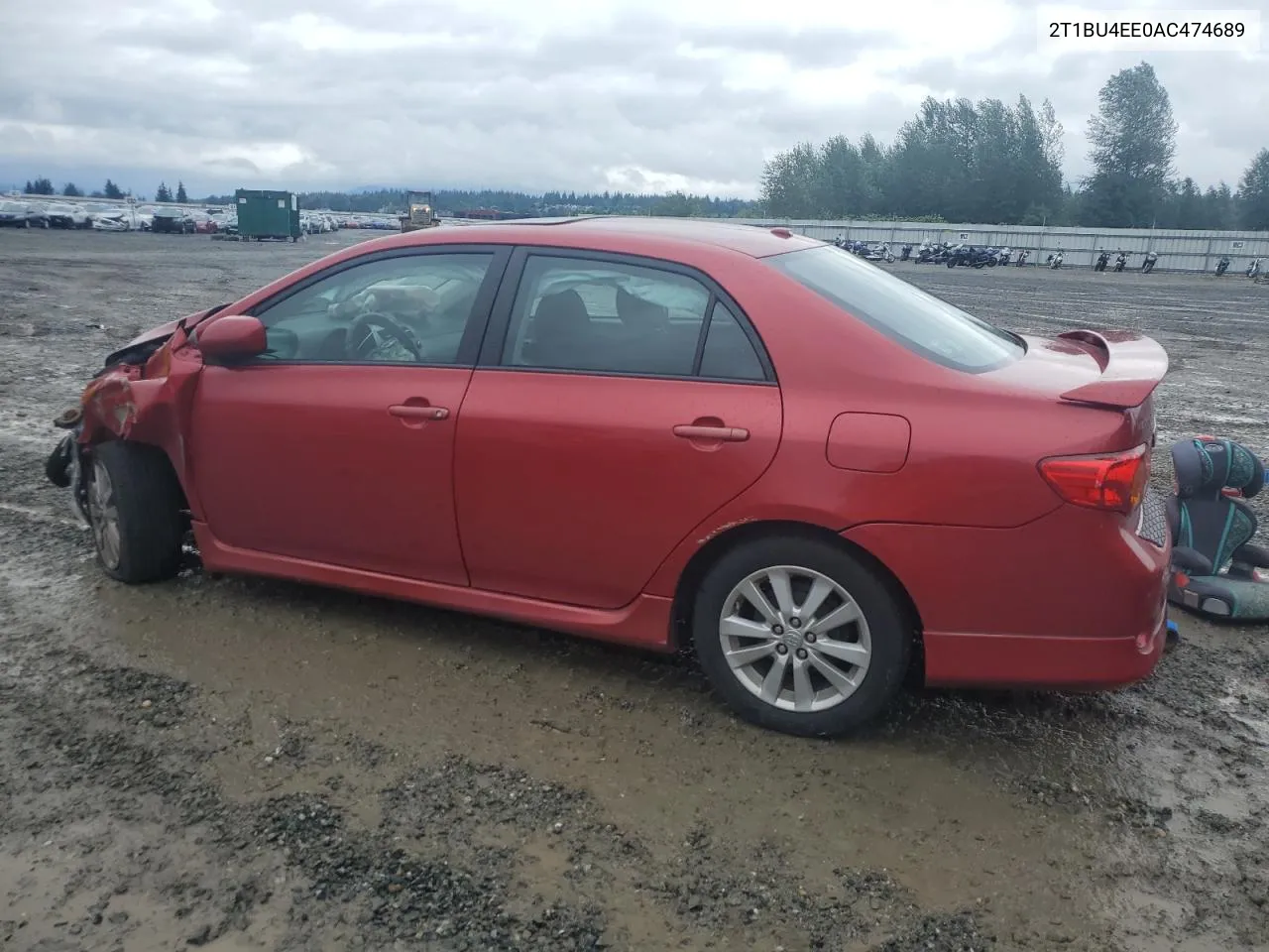 2010 Toyota Corolla Base VIN: 2T1BU4EE0AC474689 Lot: 65497224