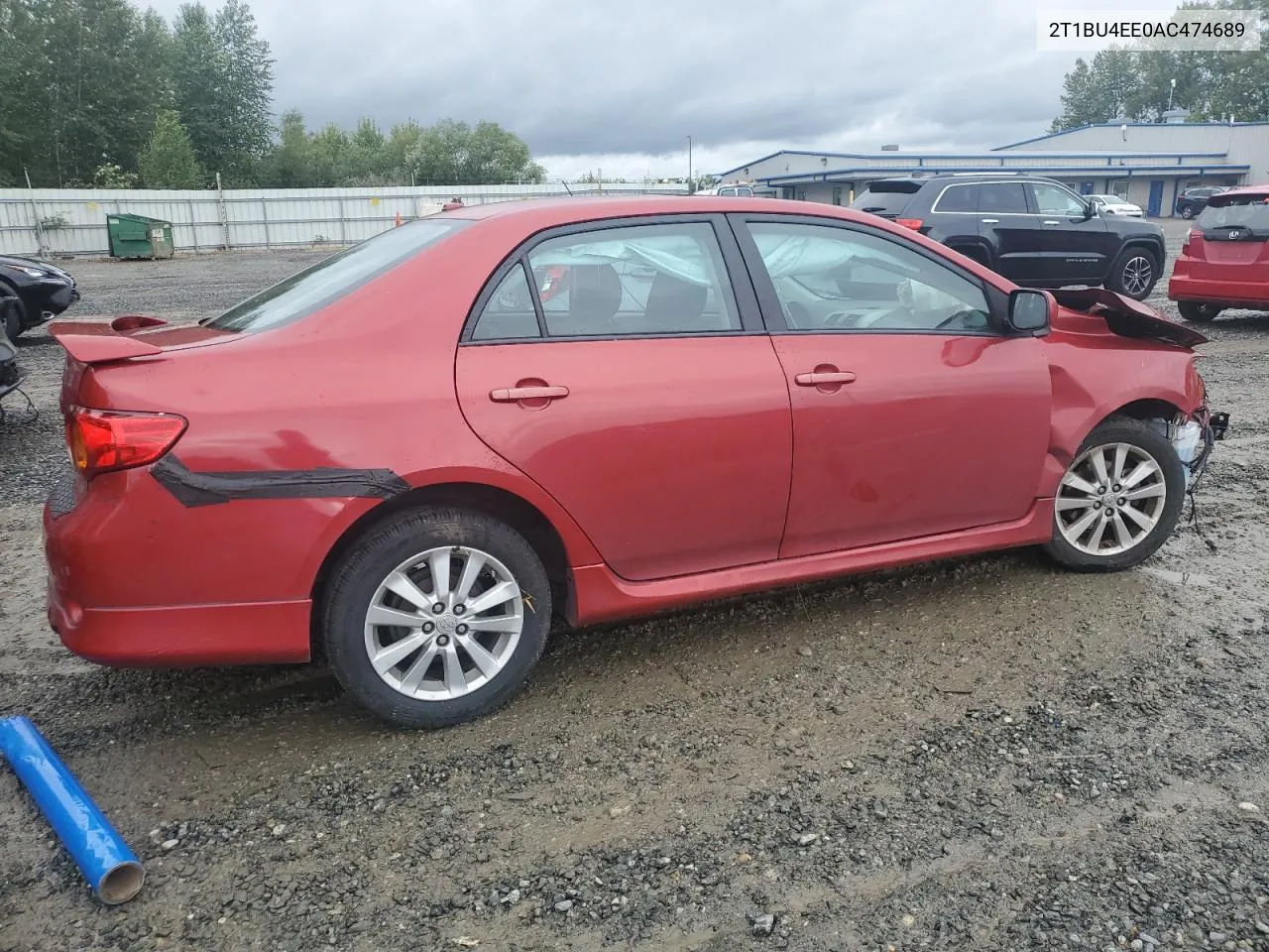 2010 Toyota Corolla Base VIN: 2T1BU4EE0AC474689 Lot: 65497224