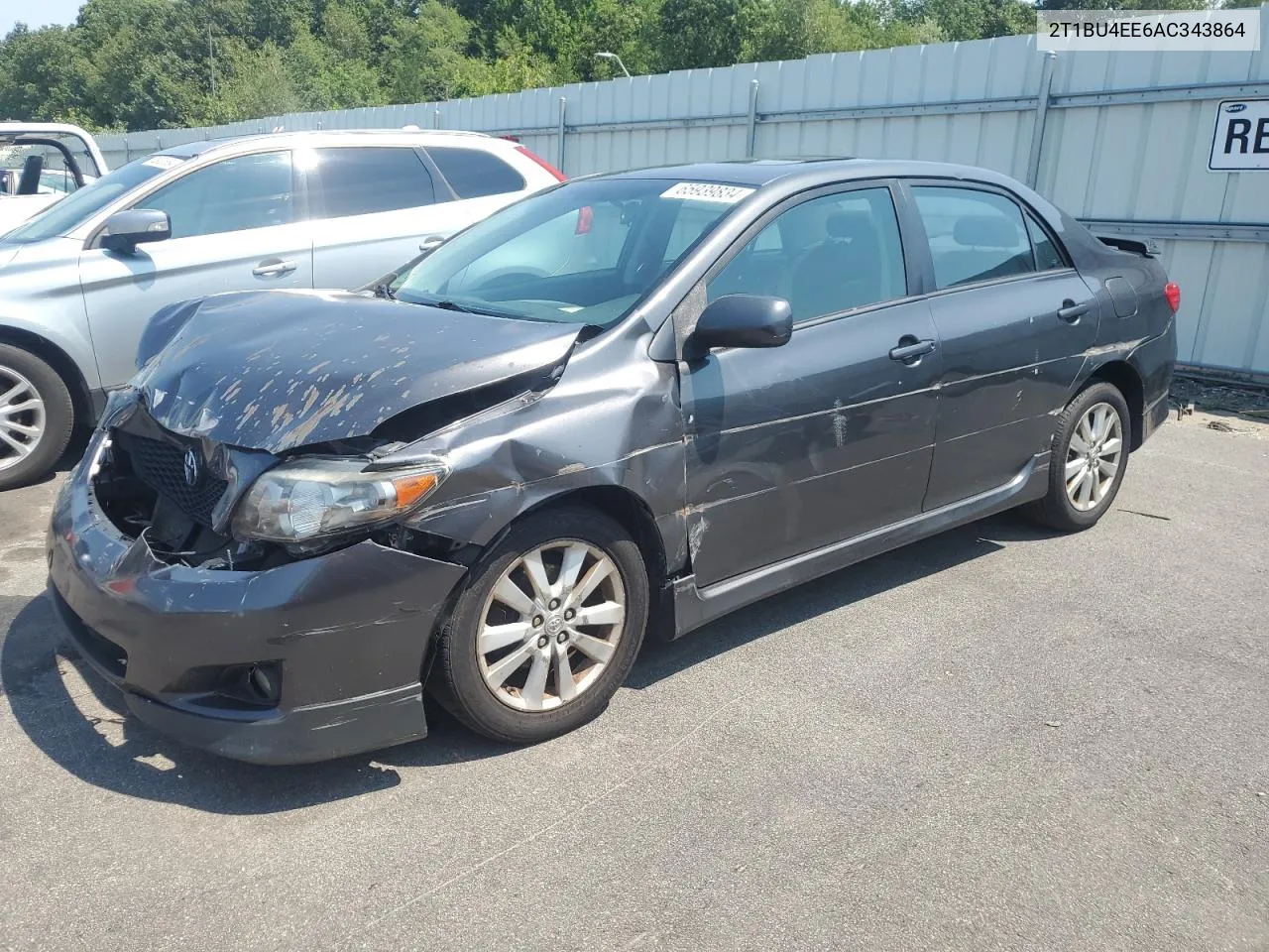 2010 Toyota Corolla Base VIN: 2T1BU4EE6AC343864 Lot: 65939834