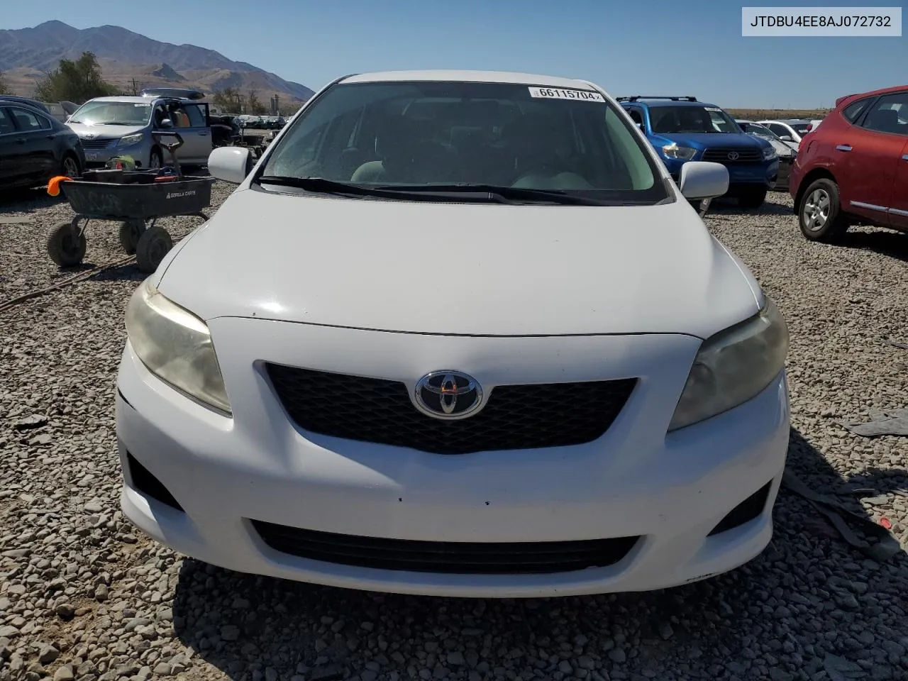 2010 Toyota Corolla Base VIN: JTDBU4EE8AJ072732 Lot: 66115704