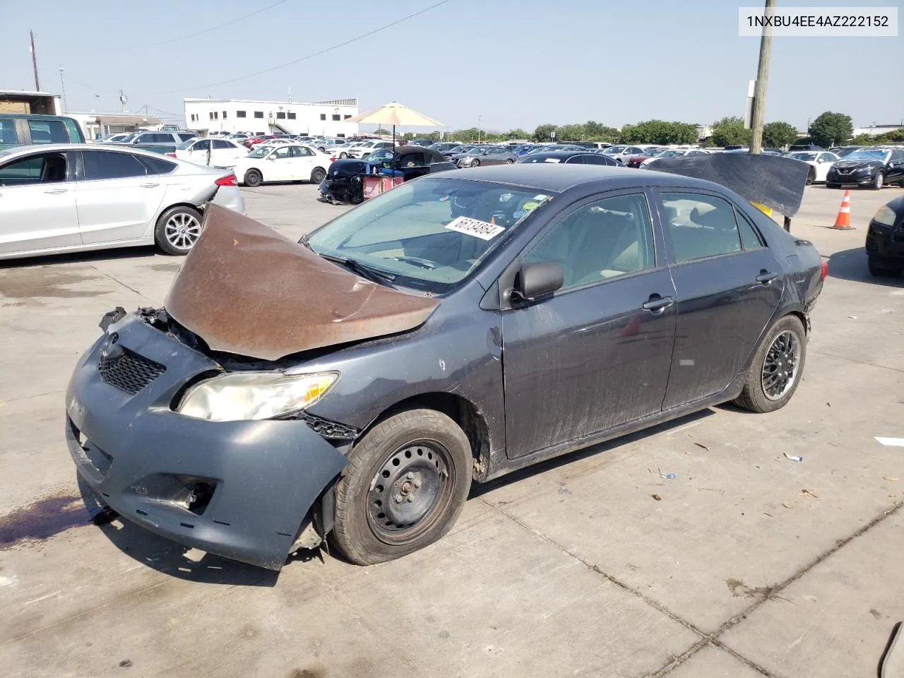 2010 Toyota Corolla Base VIN: 1NXBU4EE4AZ222152 Lot: 66134864