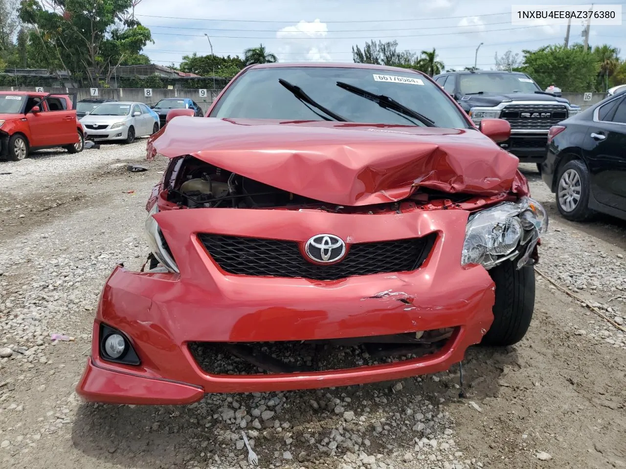 2010 Toyota Corolla Base VIN: 1NXBU4EE8AZ376380 Lot: 66176584