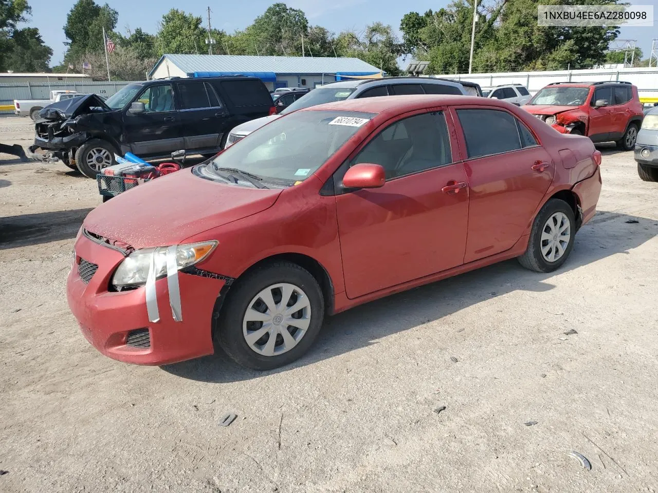 2010 Toyota Corolla Base VIN: 1NXBU4EE6AZ280098 Lot: 66310794