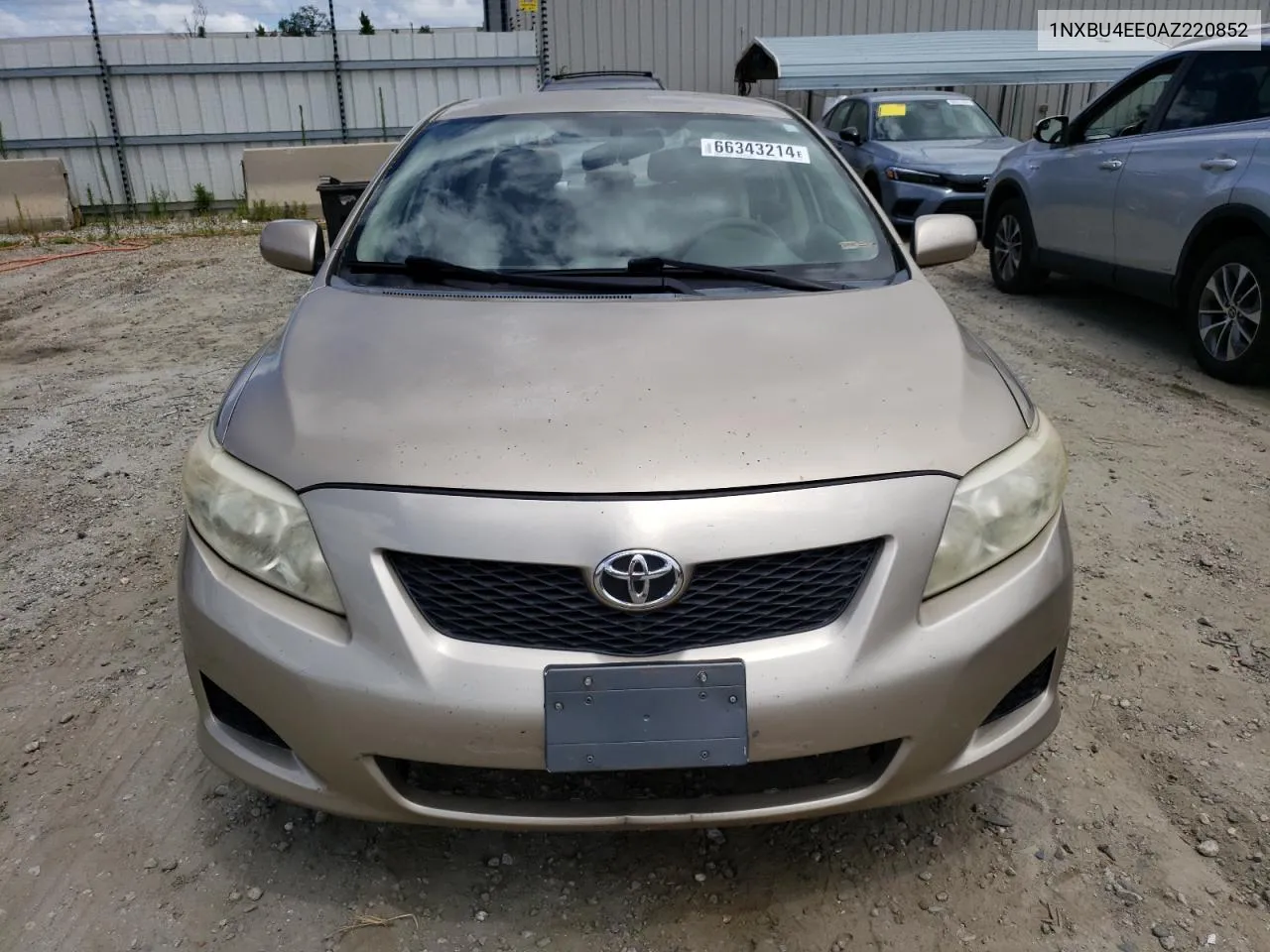 2010 Toyota Corolla Base VIN: 1NXBU4EE0AZ220852 Lot: 66343214