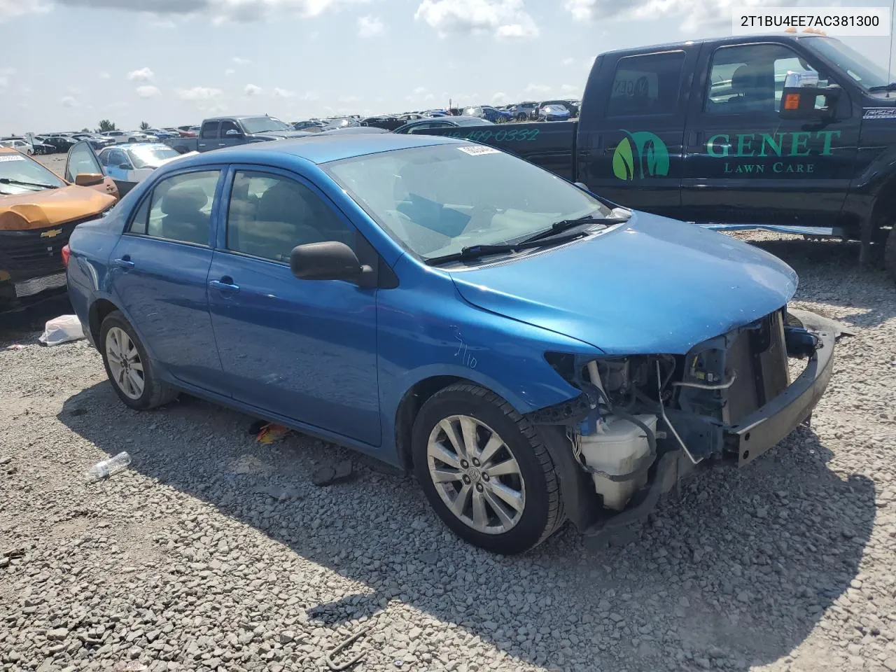 2010 Toyota Corolla Base VIN: 2T1BU4EE7AC381300 Lot: 66354494