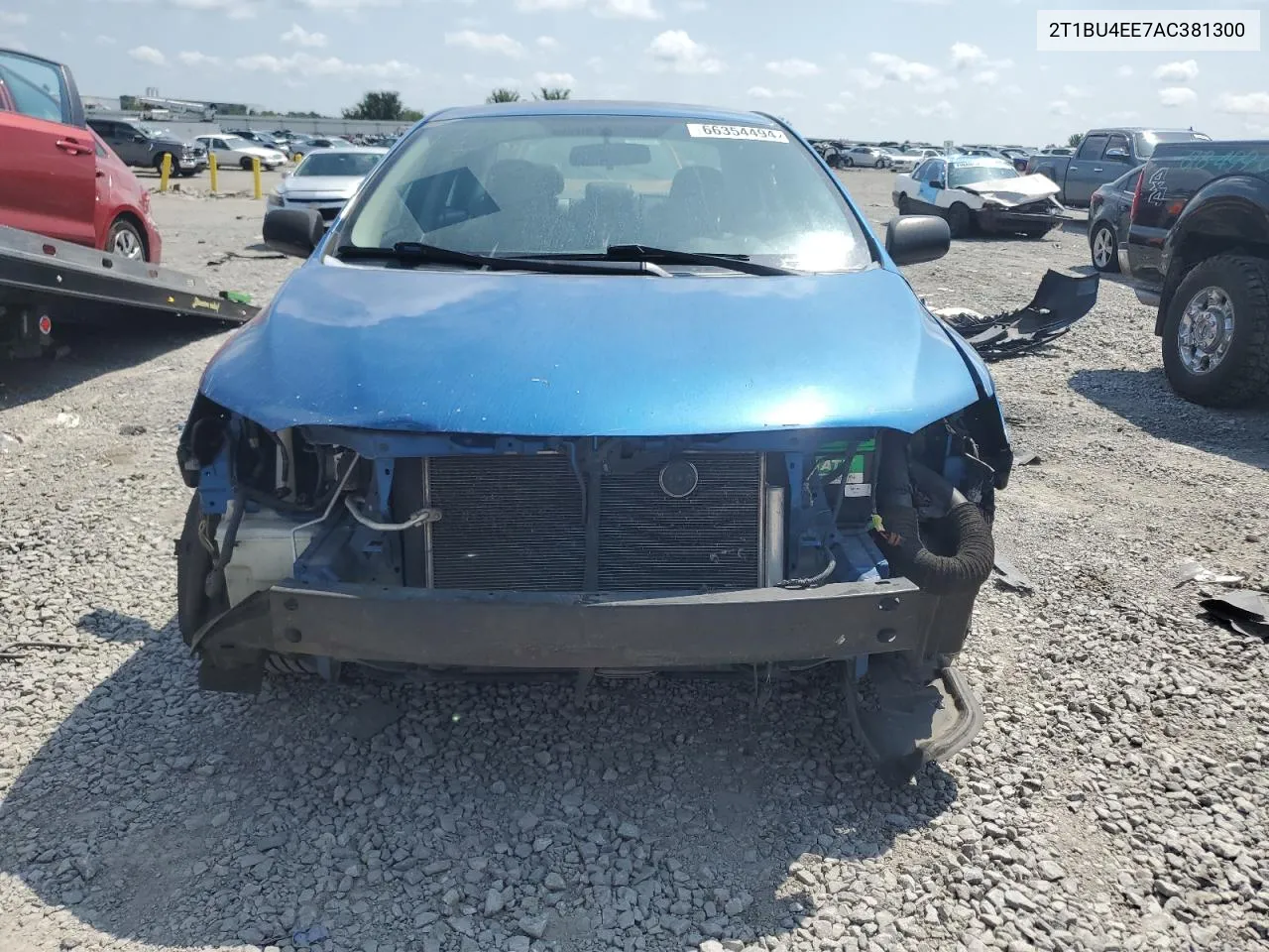 2010 Toyota Corolla Base VIN: 2T1BU4EE7AC381300 Lot: 66354494