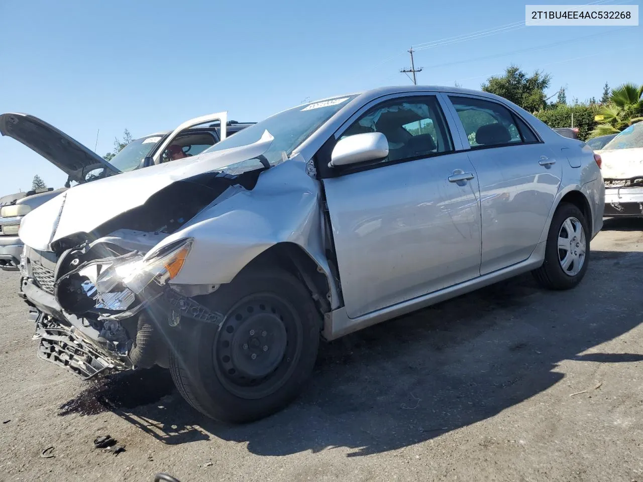 2010 Toyota Corolla Base VIN: 2T1BU4EE4AC532268 Lot: 66513994