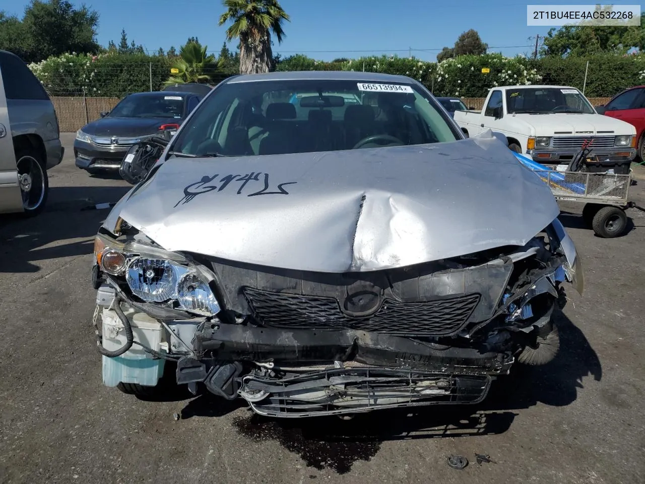 2010 Toyota Corolla Base VIN: 2T1BU4EE4AC532268 Lot: 66513994