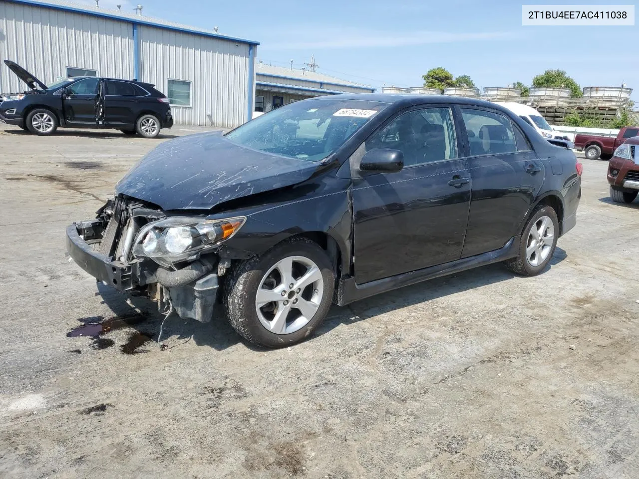 2010 Toyota Corolla Base VIN: 2T1BU4EE7AC411038 Lot: 66784344