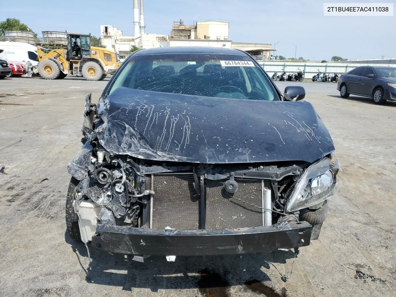 2010 Toyota Corolla Base VIN: 2T1BU4EE7AC411038 Lot: 66784344