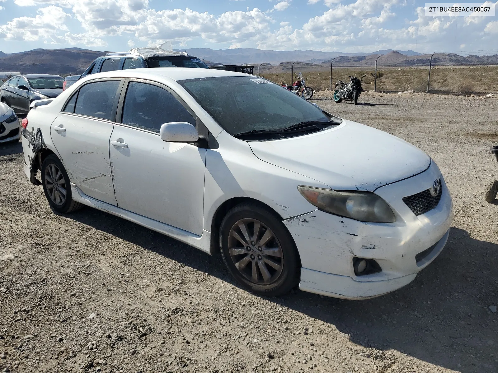 2010 Toyota Corolla Base VIN: 2T1BU4EE8AC450057 Lot: 66823734