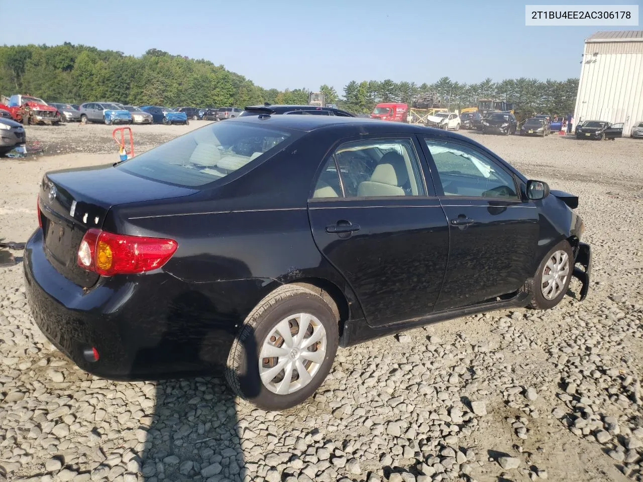 2010 Toyota Corolla Base VIN: 2T1BU4EE2AC306178 Lot: 66853184