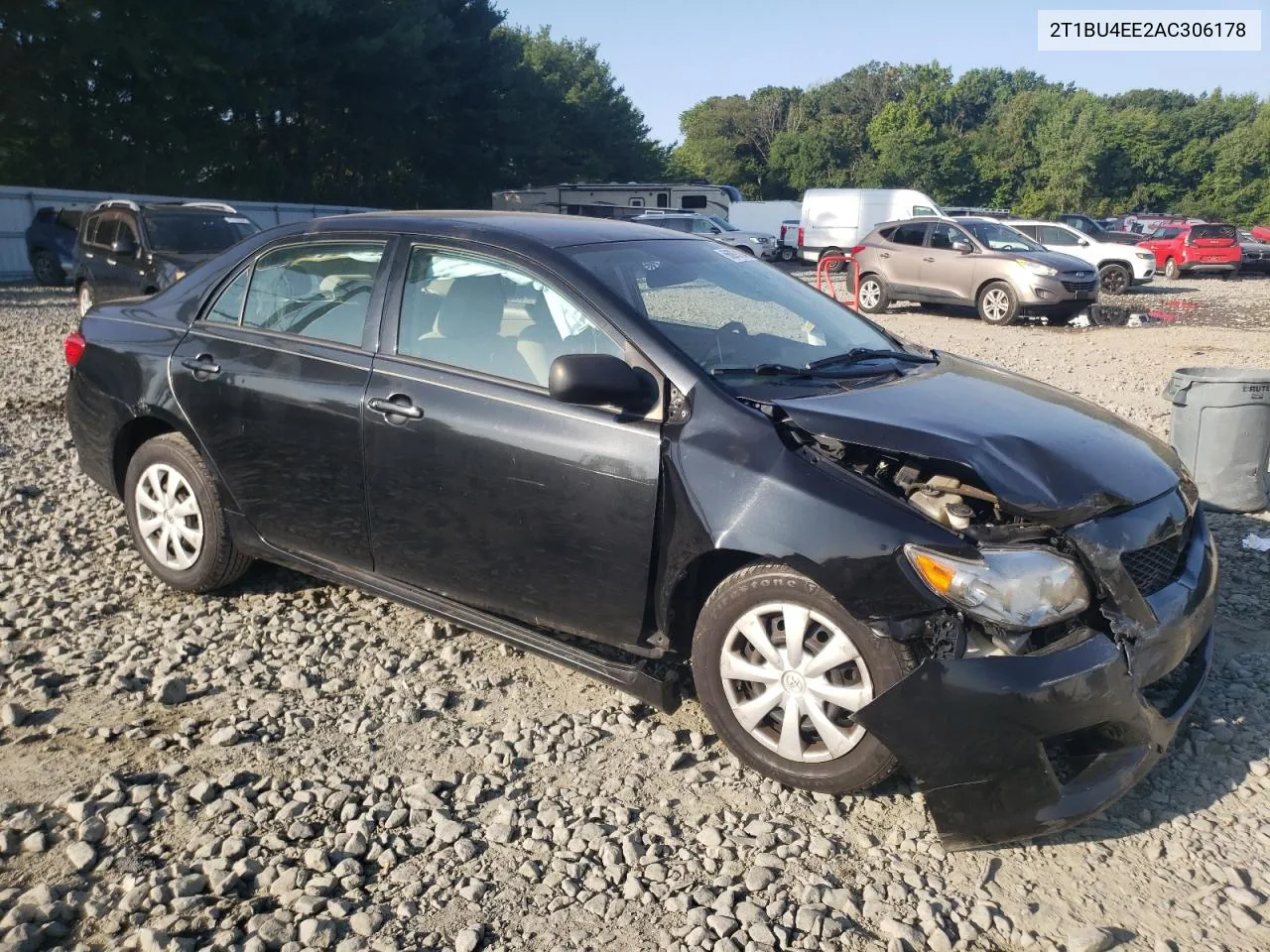 2010 Toyota Corolla Base VIN: 2T1BU4EE2AC306178 Lot: 66853184