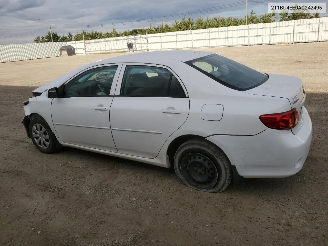 2010 Toyota Corolla Base VIN: 2T1BU4EE0AC242495 Lot: 66939674