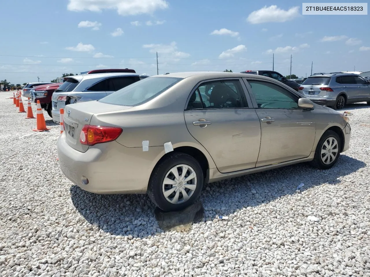 2010 Toyota Corolla Base VIN: 2T1BU4EE4AC518323 Lot: 66959014