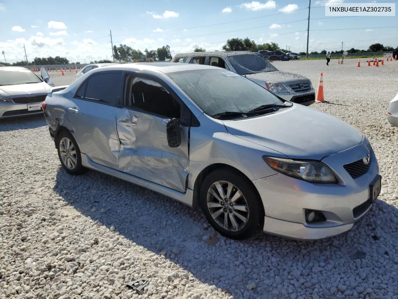 2010 Toyota Corolla Base VIN: 1NXBU4EE1AZ302735 Lot: 67062804