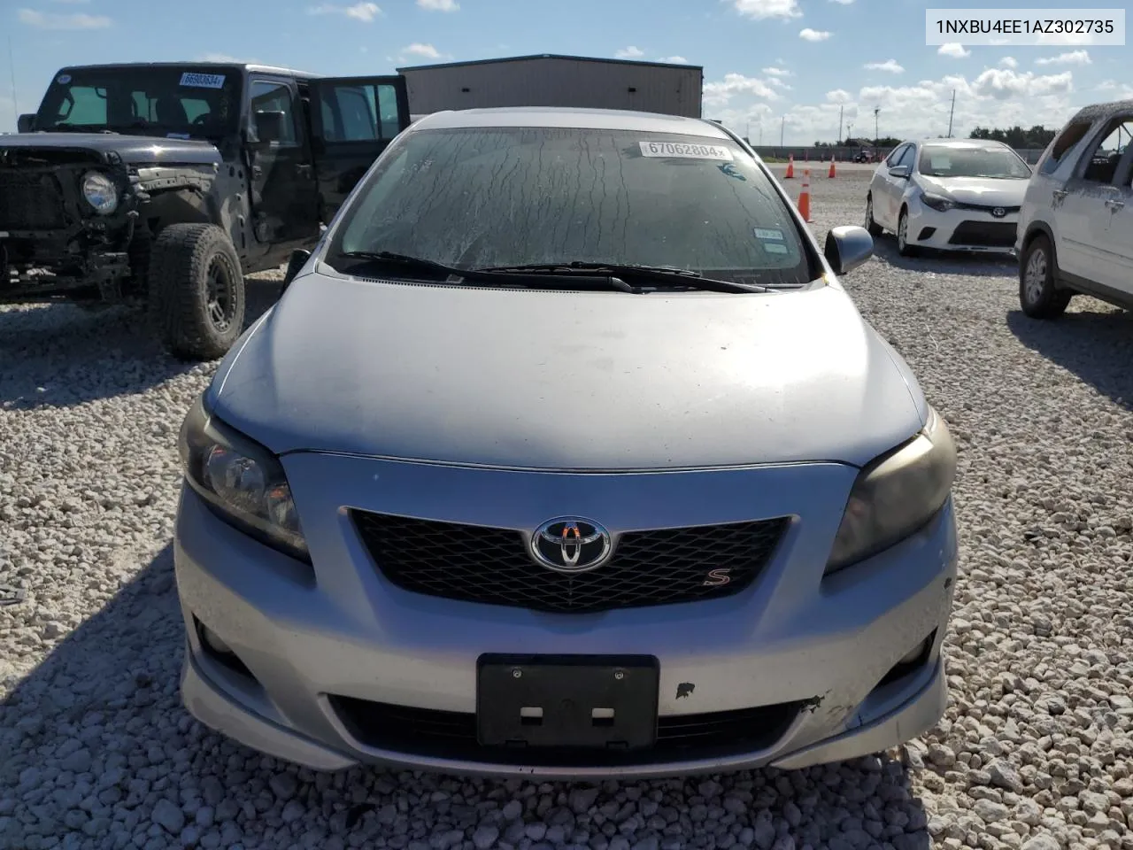 2010 Toyota Corolla Base VIN: 1NXBU4EE1AZ302735 Lot: 67062804