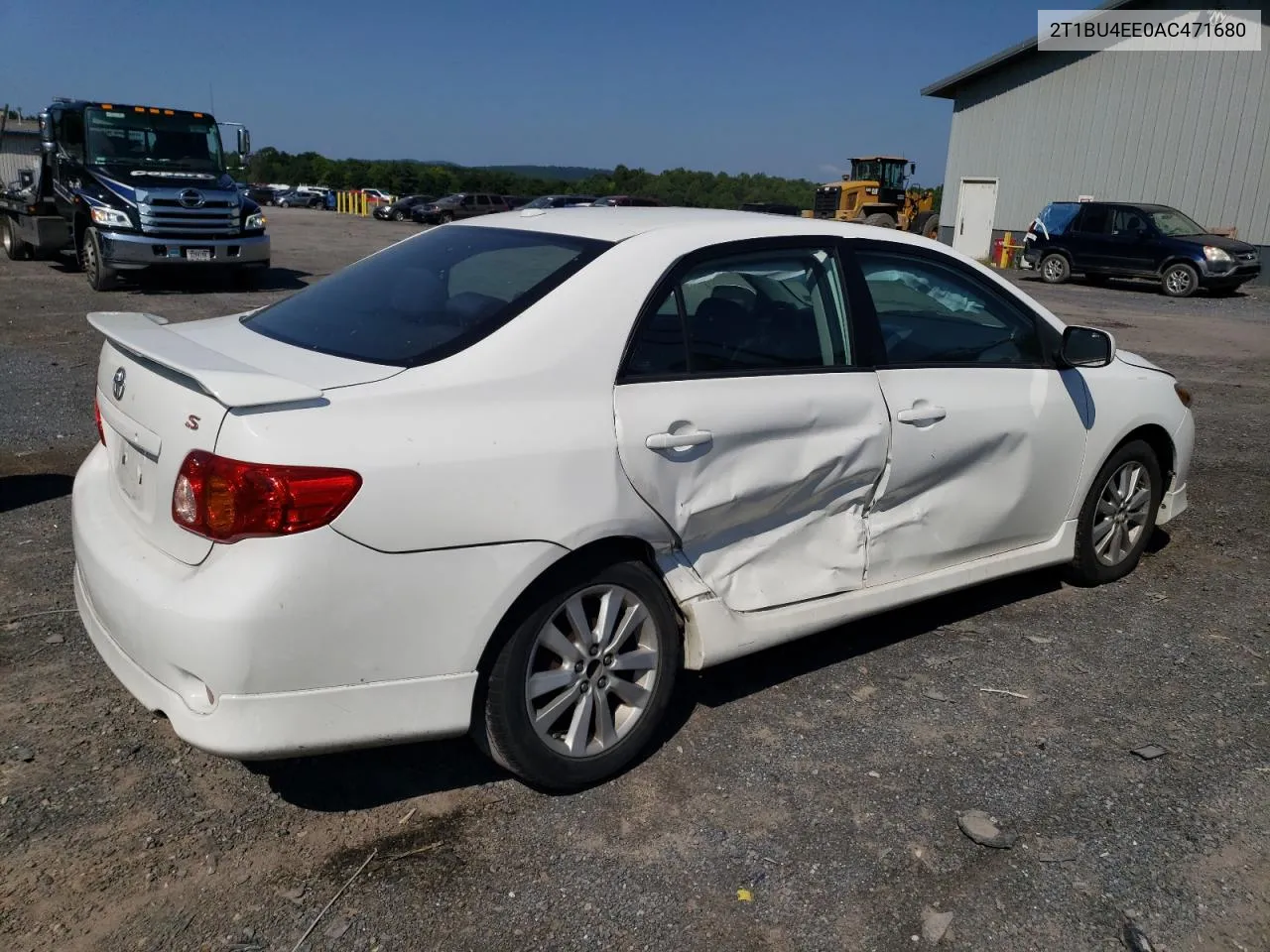 2010 Toyota Corolla Base VIN: 2T1BU4EE0AC471680 Lot: 67114494