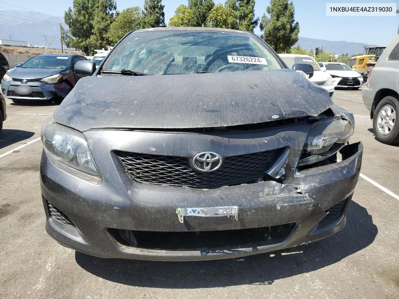 2010 Toyota Corolla Base VIN: 1NXBU4EE4AZ319030 Lot: 67326224