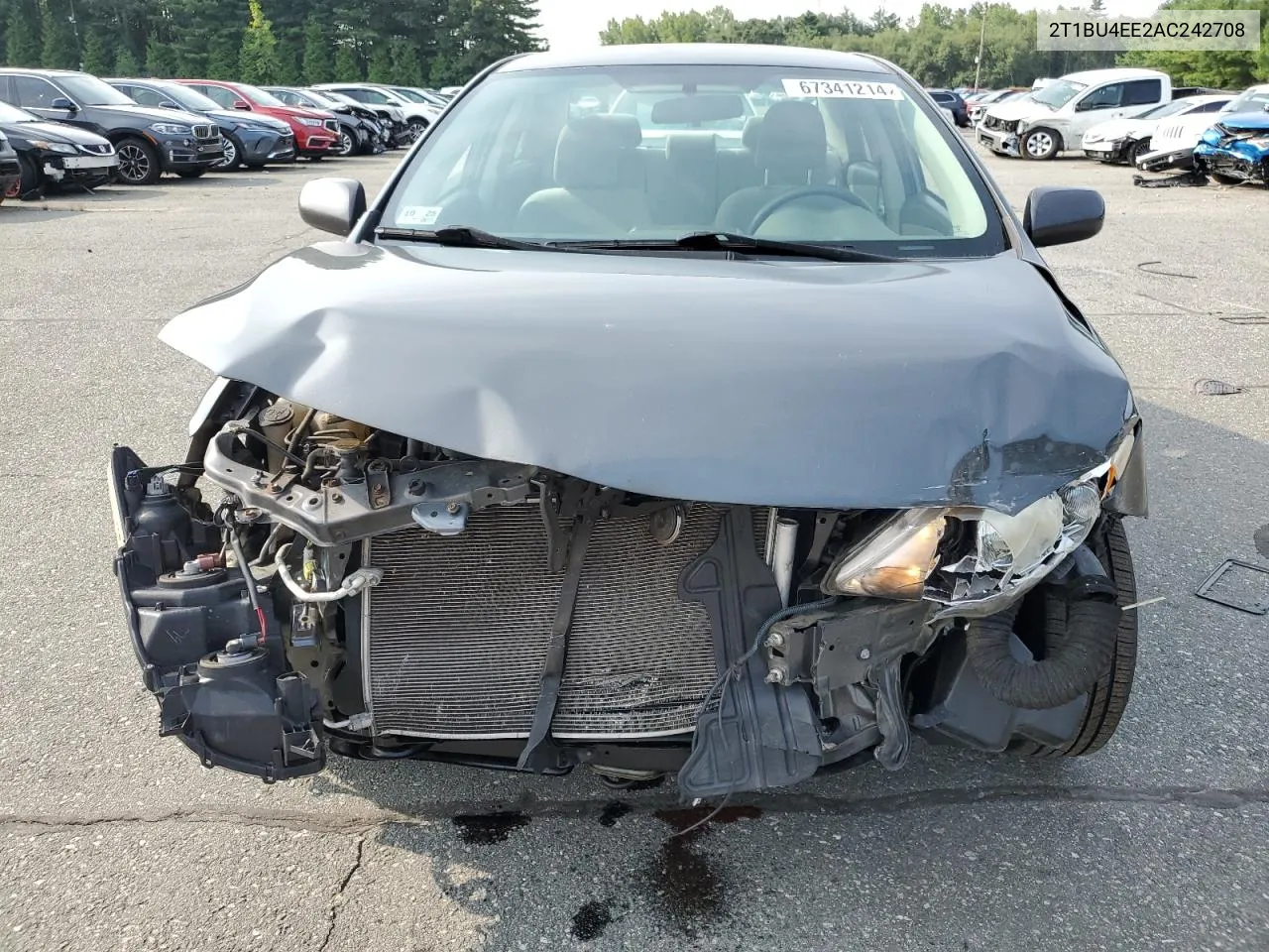 2010 Toyota Corolla Base VIN: 2T1BU4EE2AC242708 Lot: 67341214