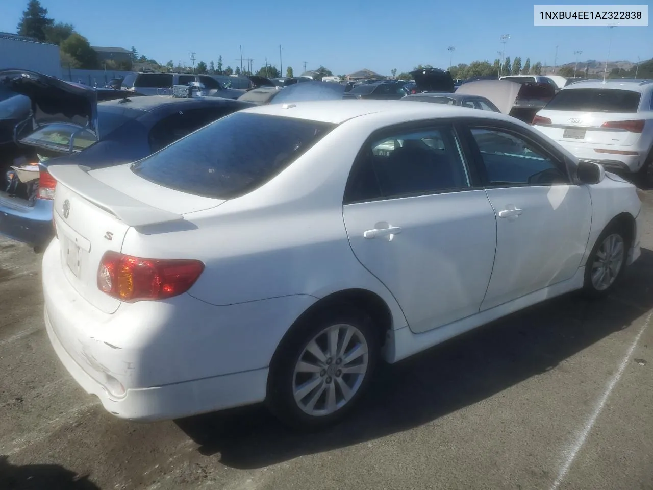 2010 Toyota Corolla Base VIN: 1NXBU4EE1AZ322838 Lot: 67588984