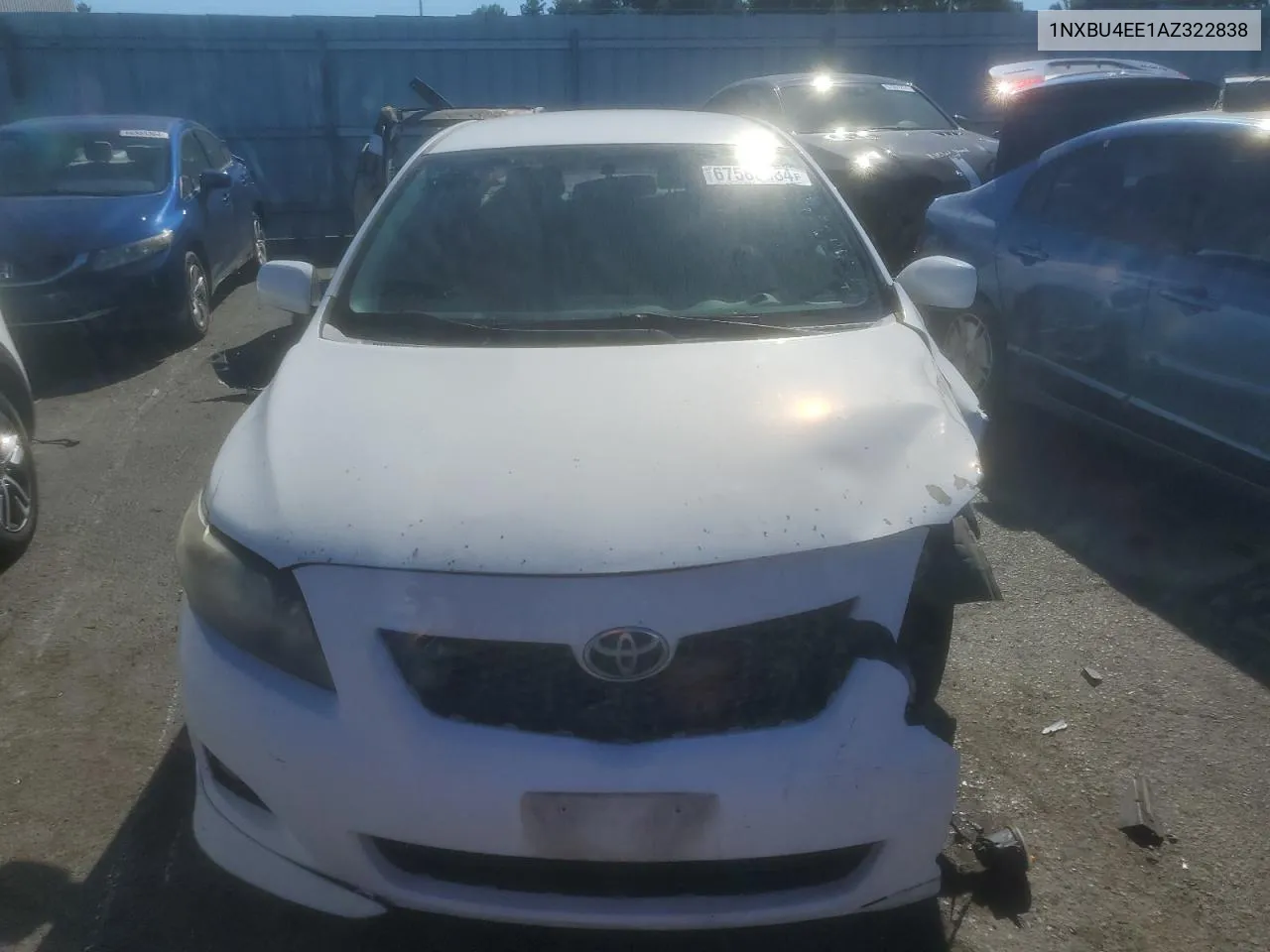 2010 Toyota Corolla Base VIN: 1NXBU4EE1AZ322838 Lot: 67588984