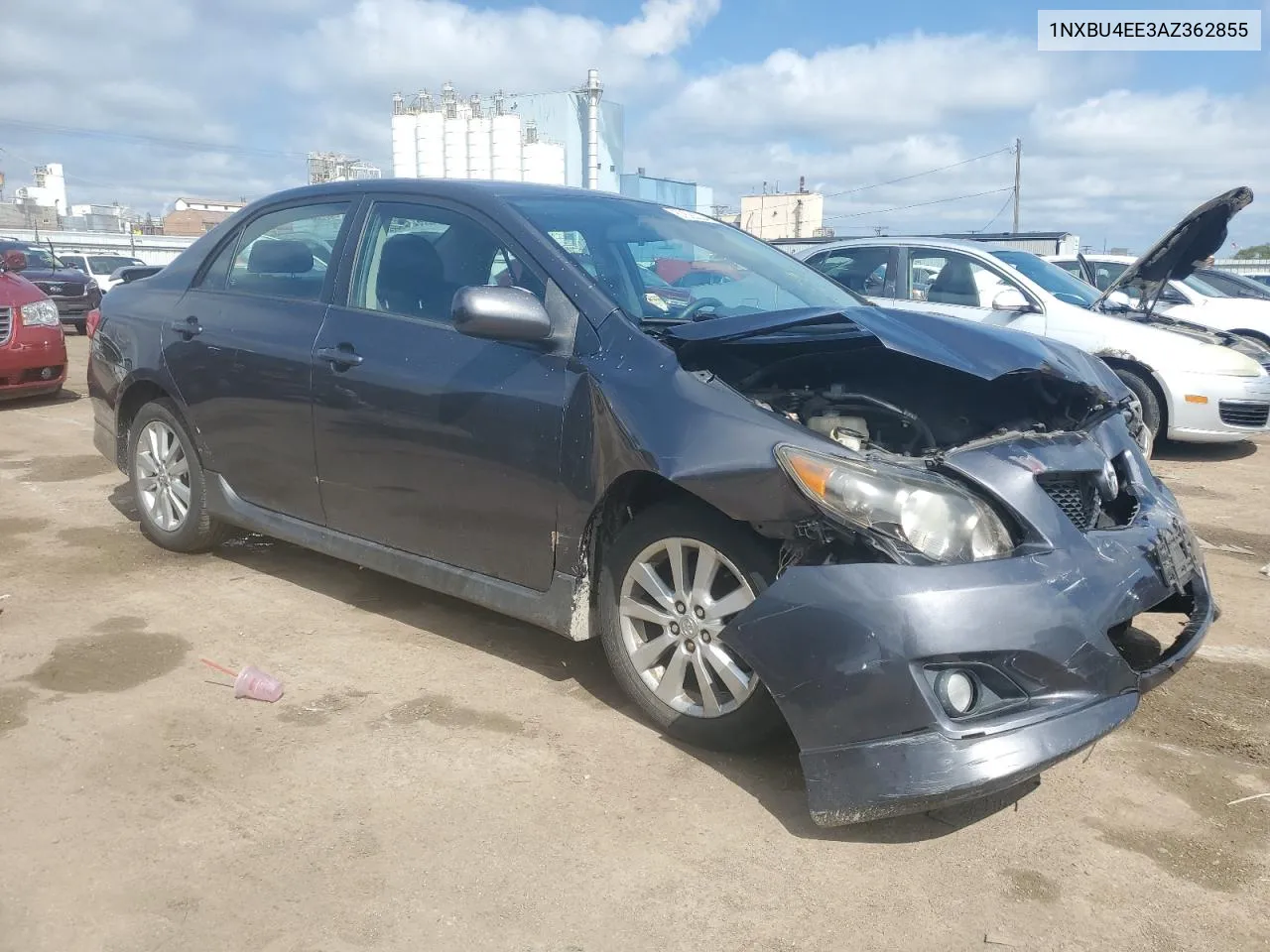 2010 Toyota Corolla Base VIN: 1NXBU4EE3AZ362855 Lot: 67690084