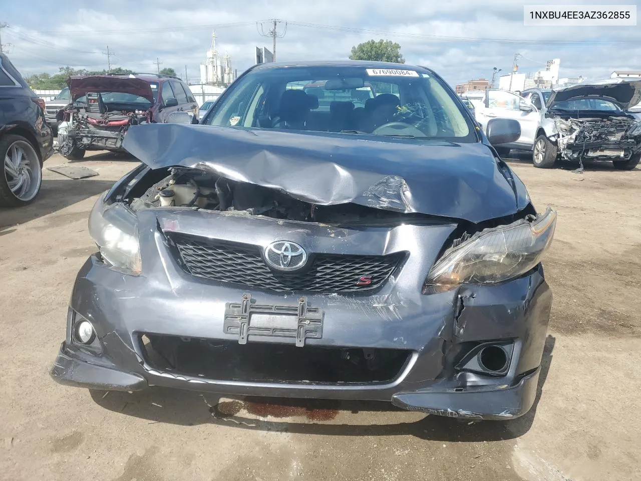 2010 Toyota Corolla Base VIN: 1NXBU4EE3AZ362855 Lot: 67690084