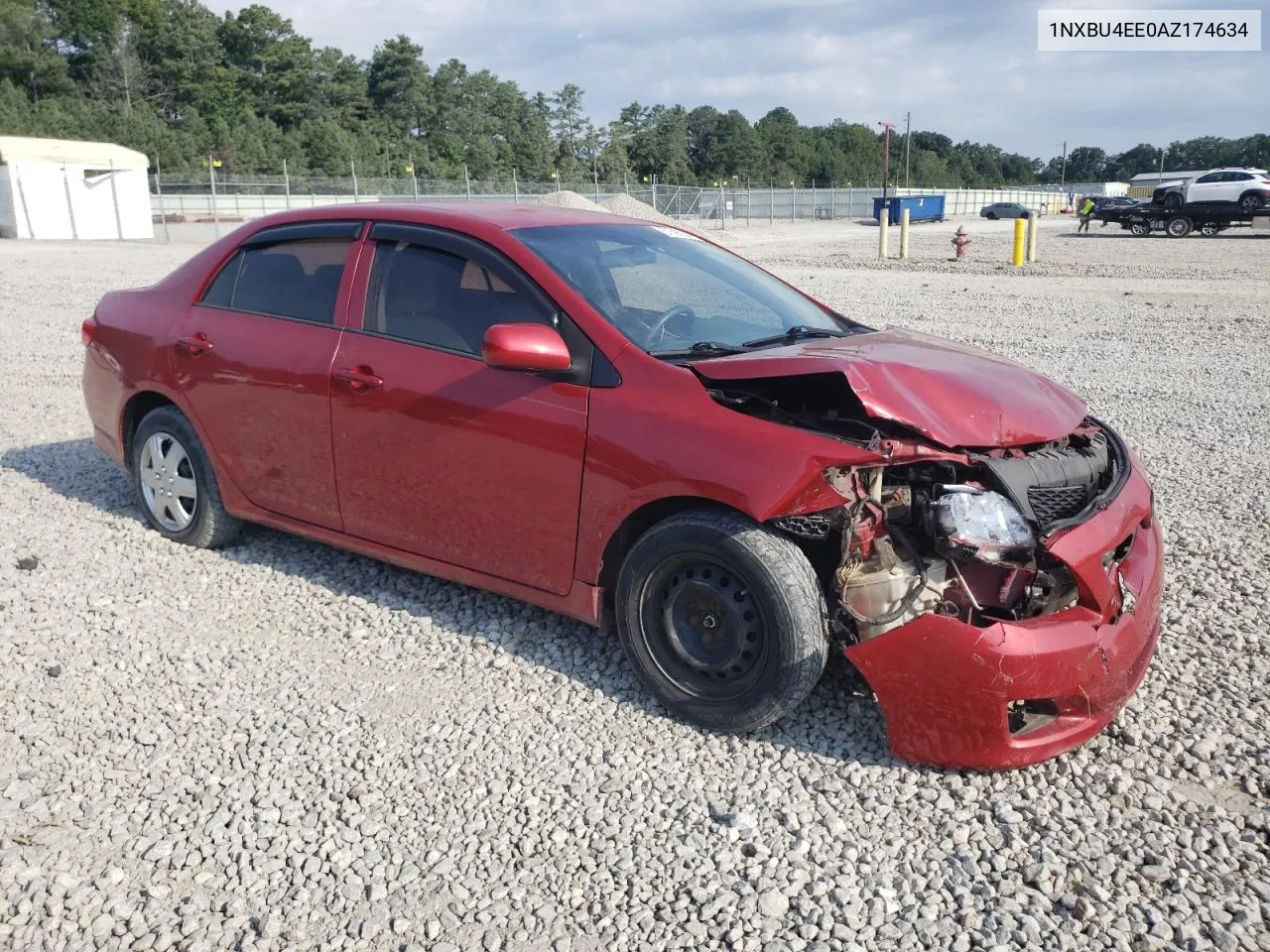 2010 Toyota Corolla Base VIN: 1NXBU4EE0AZ174634 Lot: 67898254